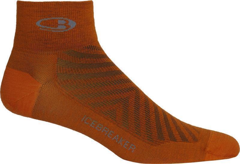 Run+ Mini Socks - Ultralight - Mens - Spice / Gritstone Heather 1