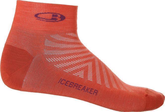 Run+ Mini Socks - Ultralight - Mens - Vibrant Earth / Go Berry 1