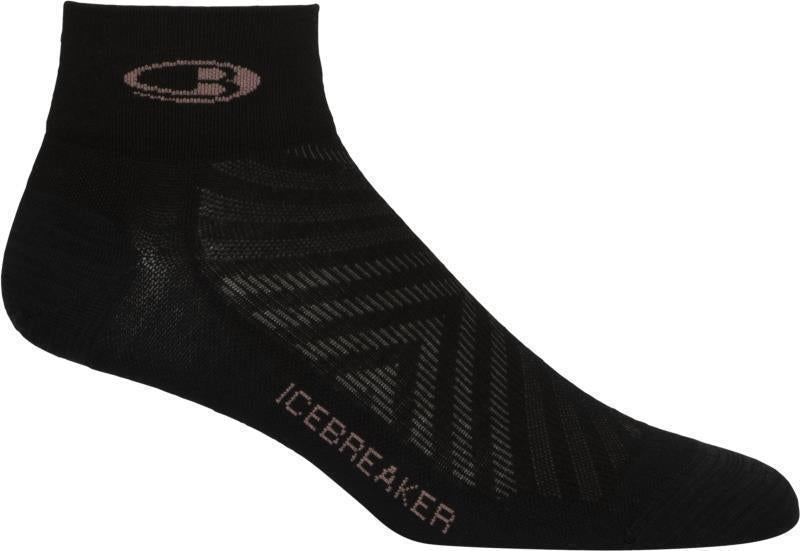Run+ Mini Socks - Ultralight - Womens - Black / Suede 1