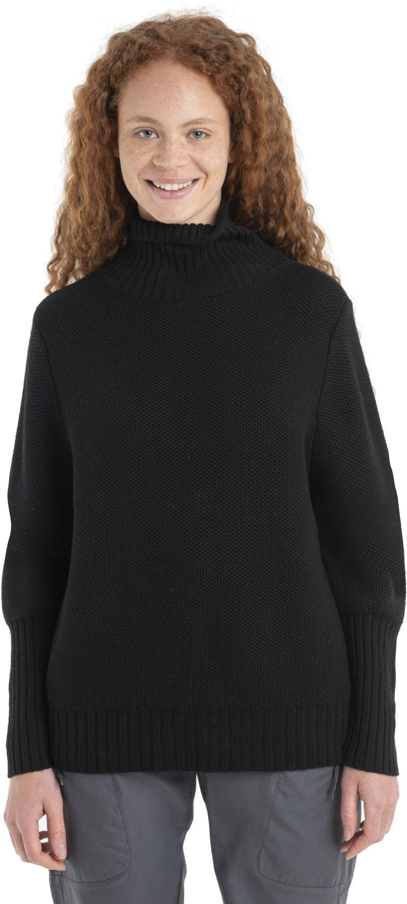 Seevista Funnel Neck Sweater - Womens - Black 3