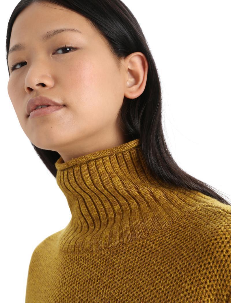 Seevista Funnel Neck Sweater - Womens - Clove / Silent Gold 4