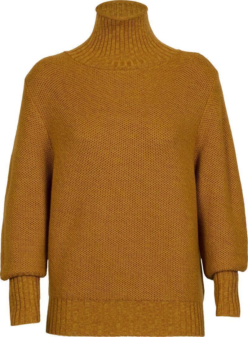 Seevista Funnel Neck Sweater - Womens - clove / silent gold 1