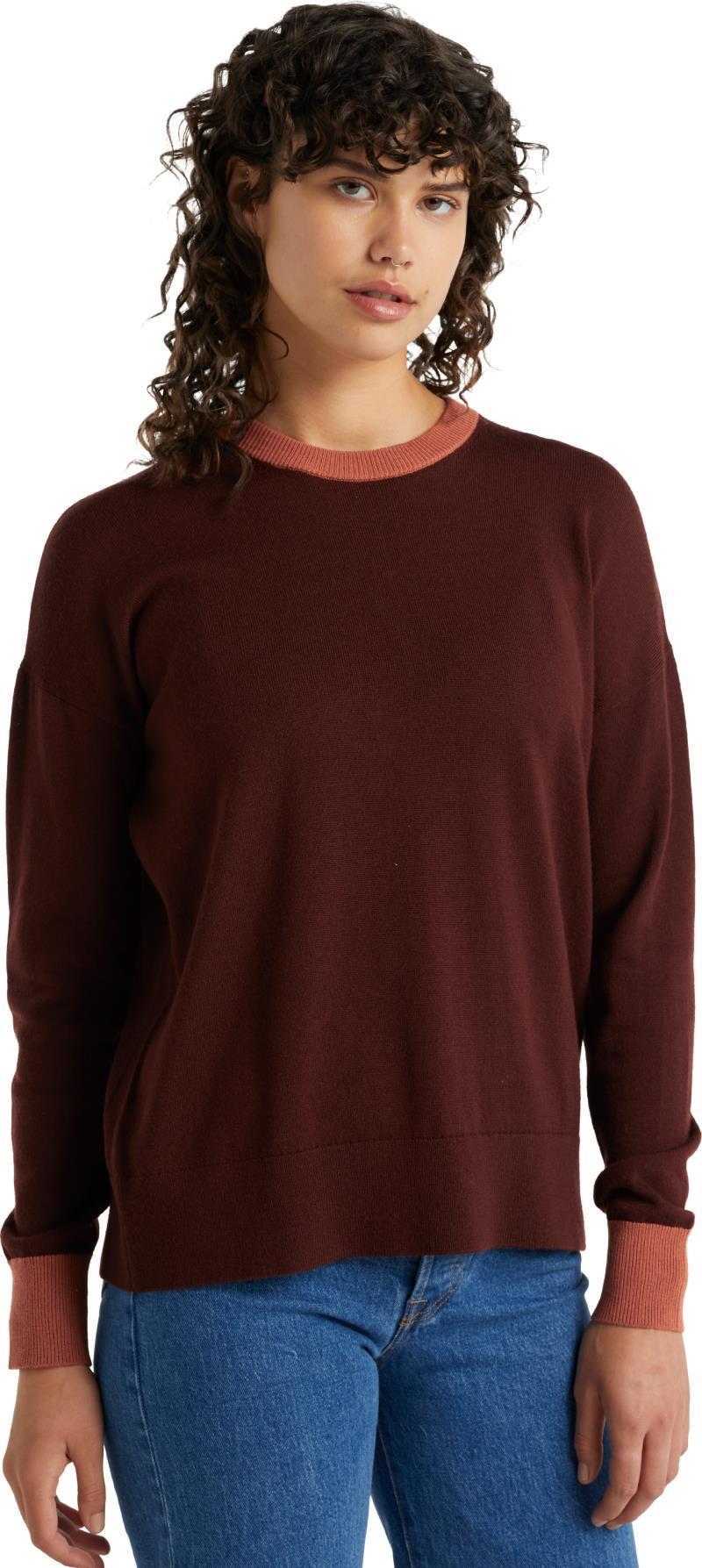 Shearer Crewe Sweater - Womens - espresso / clay / cb 1