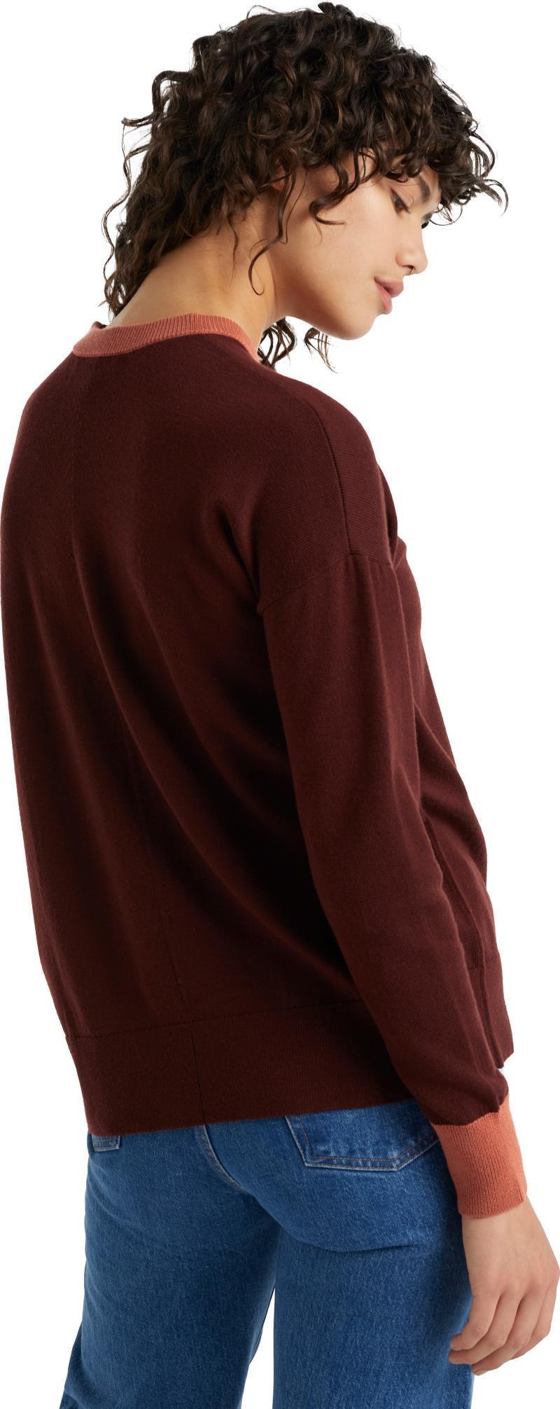 Shearer Crewe Sweater - Womens - espresso / clay / cb 1