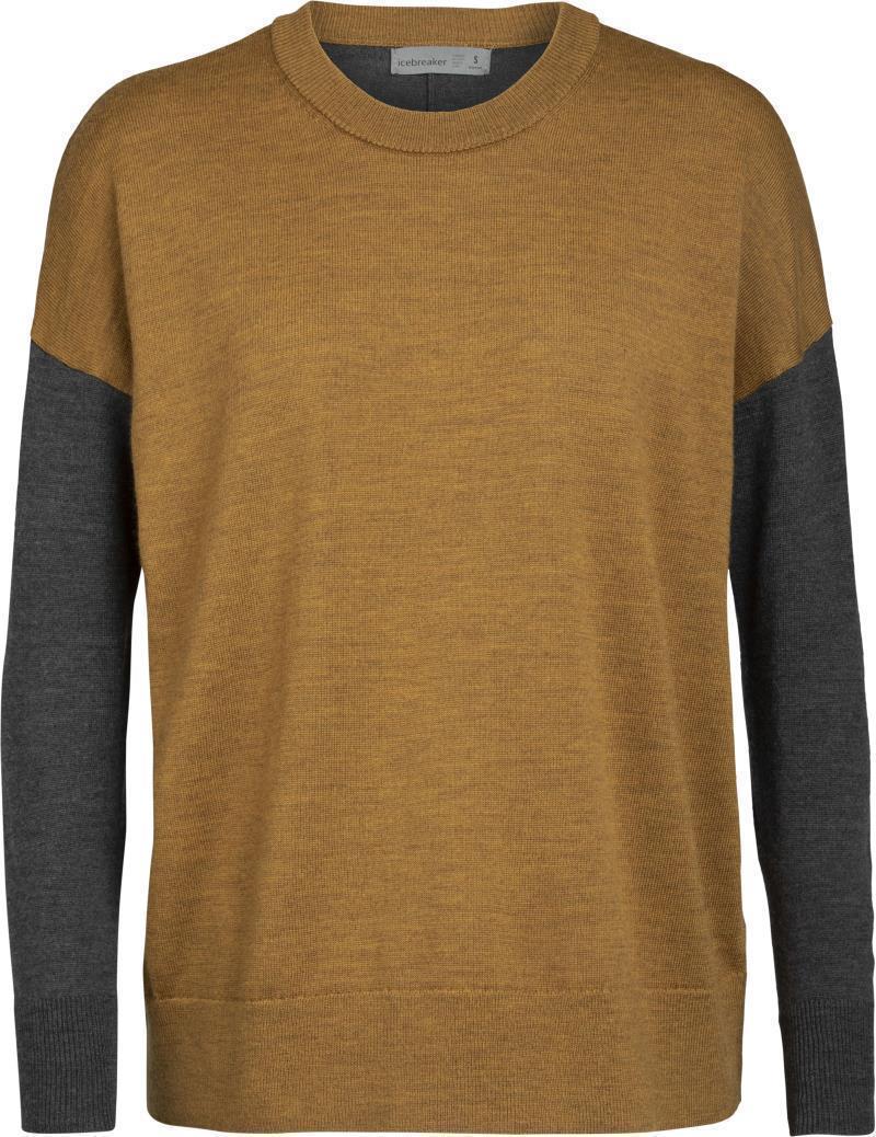 Shearer Crewe Sweater - Womens - saffron heather / char heather 1