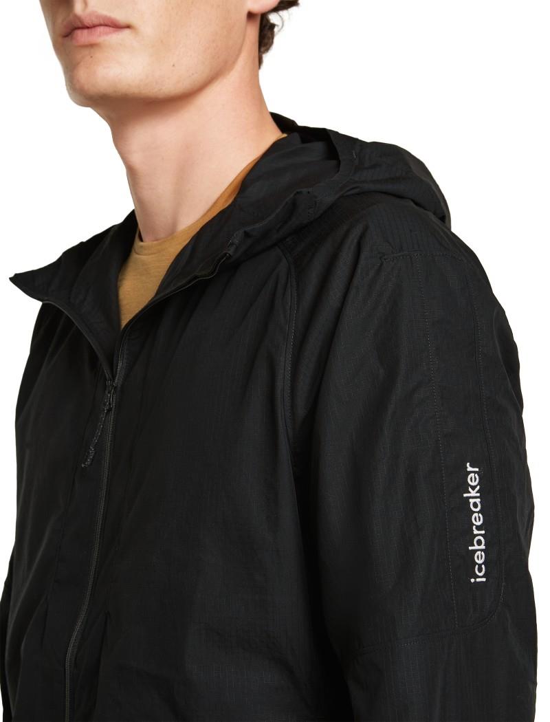 Shell+ Cotton Elevation Windbreaker Jacket - Mens - black 1