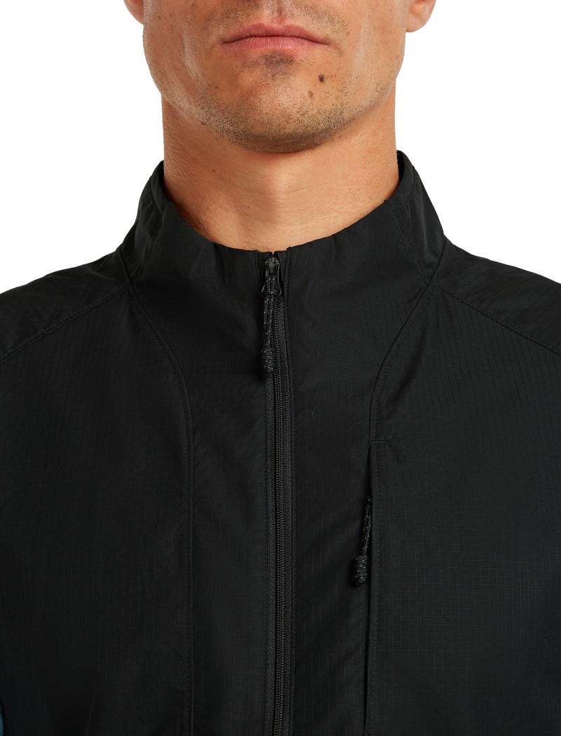 Shell+ Cotton Elevation Windbreaker Vest - Mens - black 1