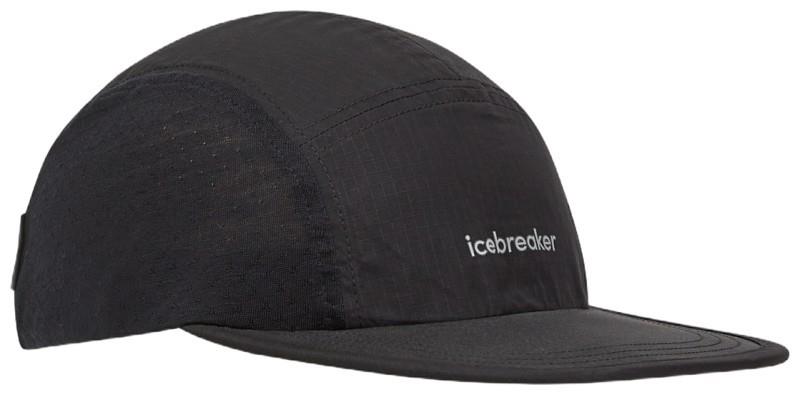 Shell+ Cotton Windbreaker 5 Panel Cap - black 1