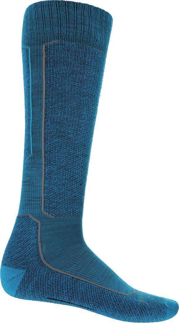Ski+ Over The Calf Socks - Light - Mens - Geo Blue / Royal Navy 1