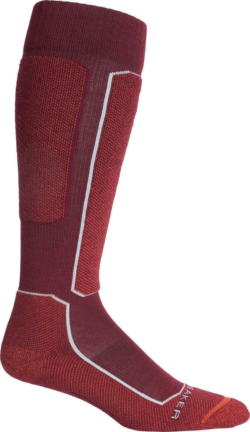 Ski+ Over The Calf Socks - Light - Mens - cabernet 1