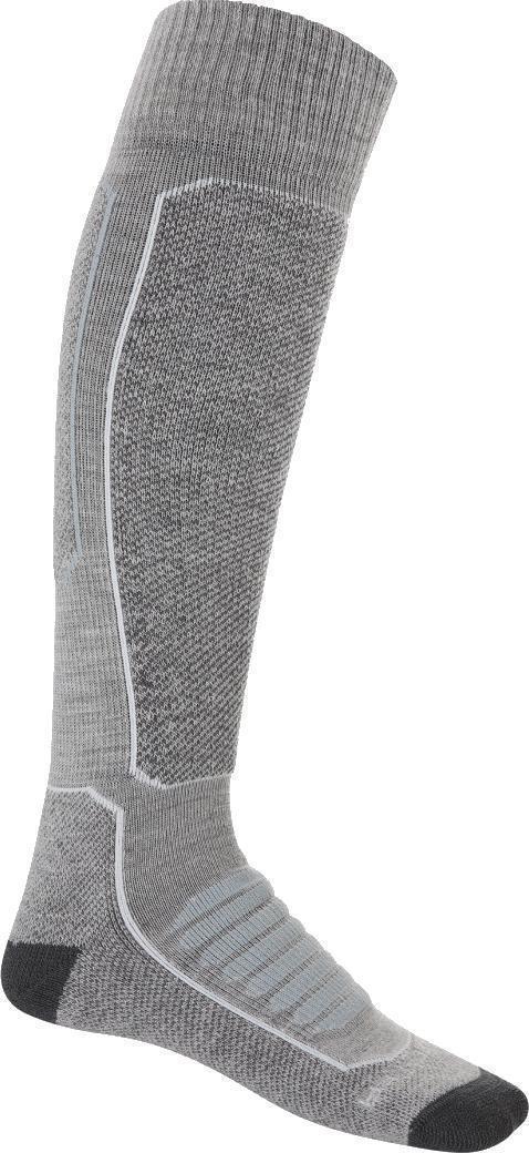 Ski+ Over The Calf Socks - Medium - Womens - Blizzard Heather / Monsoon / Snow 1
