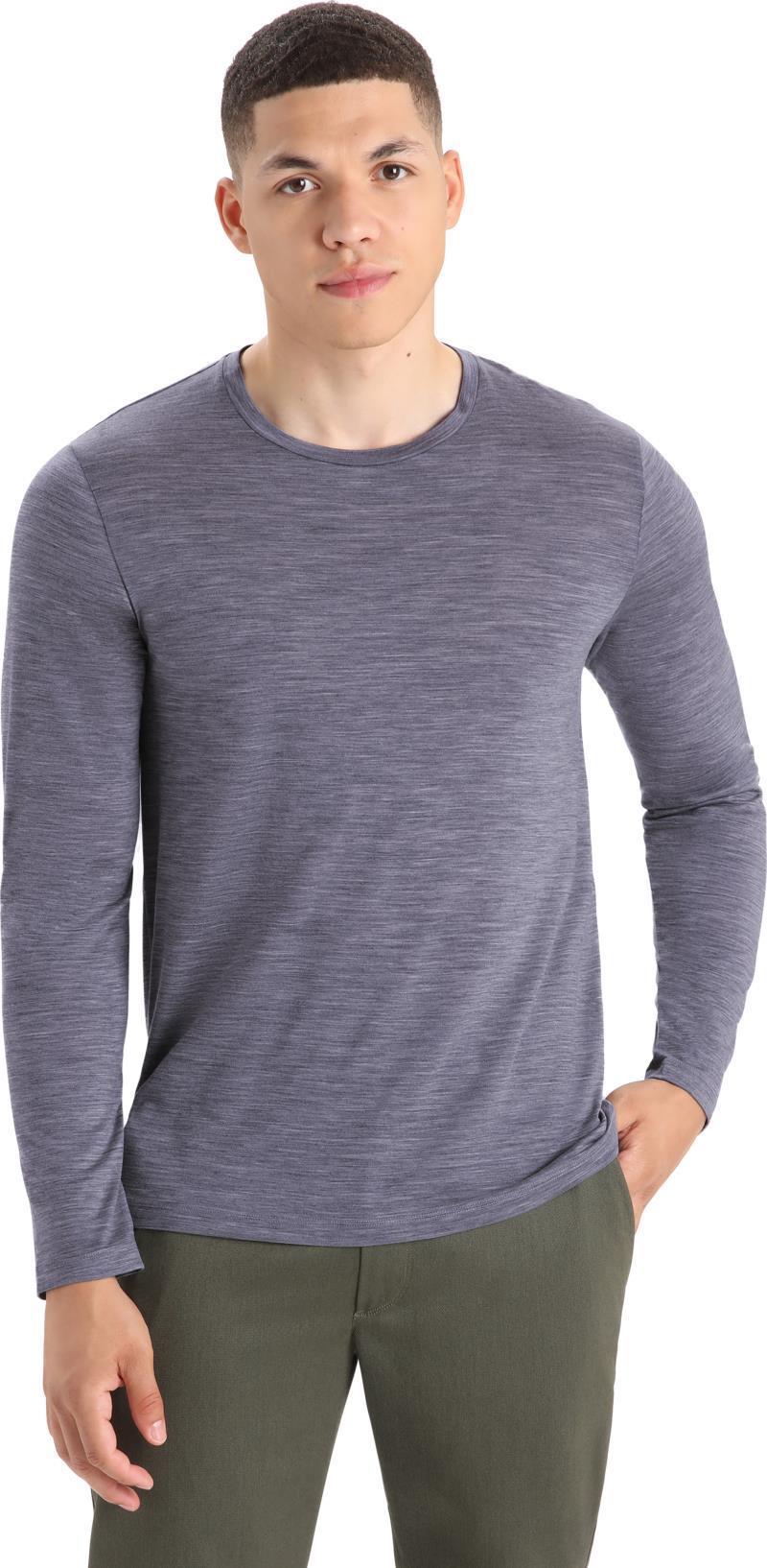 Sphere II LS Tee - Mens - Midnight Navy Heather 1