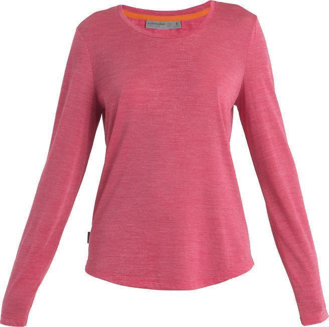 Sphere II LS Tee - Womens - Electron Pink Heather 1