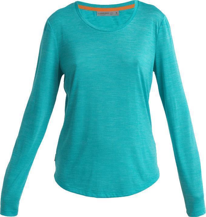 Sphere II LS Tee - Womens - Flux Green Heather 1