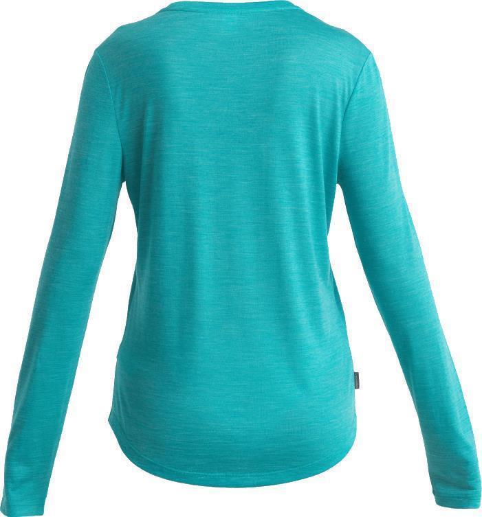 Sphere II LS Tee - Womens - Flux Green Heather 2