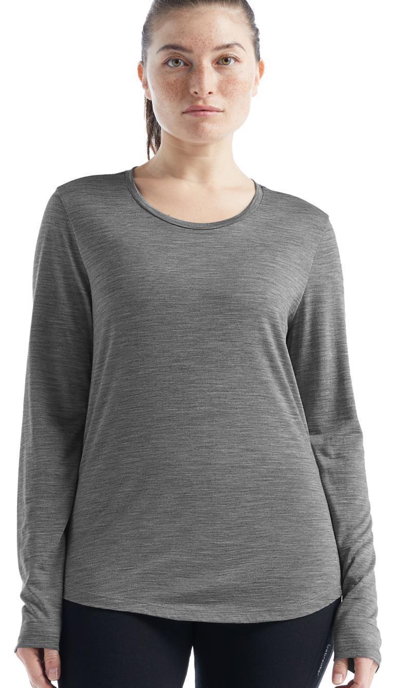 Sphere II LS Tee - Womens - Metro Heather 2