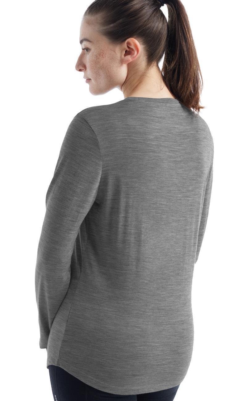 Sphere II LS Tee - Womens - Metro Heather 3