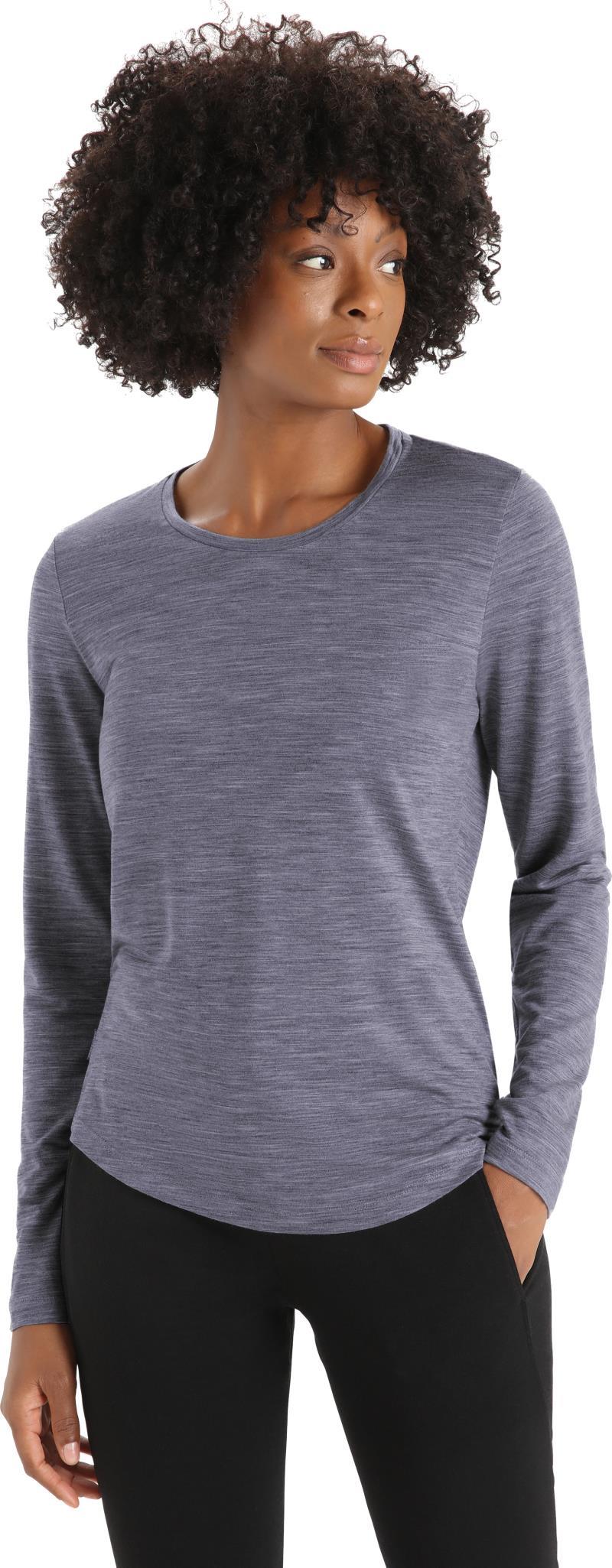 Sphere II LS Tee - Womens - Midnight Navy Heather 2