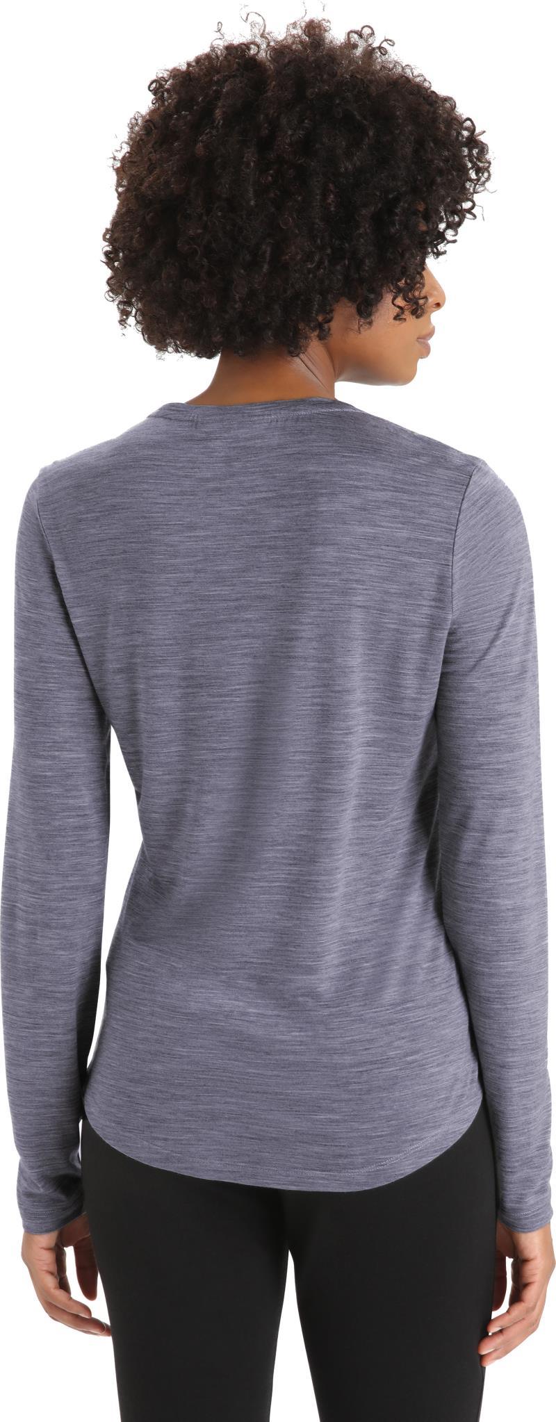 Sphere II LS Tee - Womens - Midnight Navy Heather 3