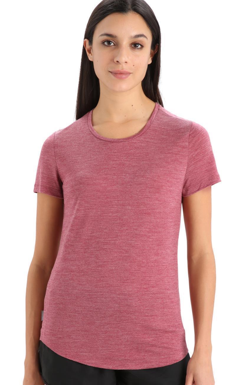 Sphere II SS Tee - Womens - Cherry Heather 2