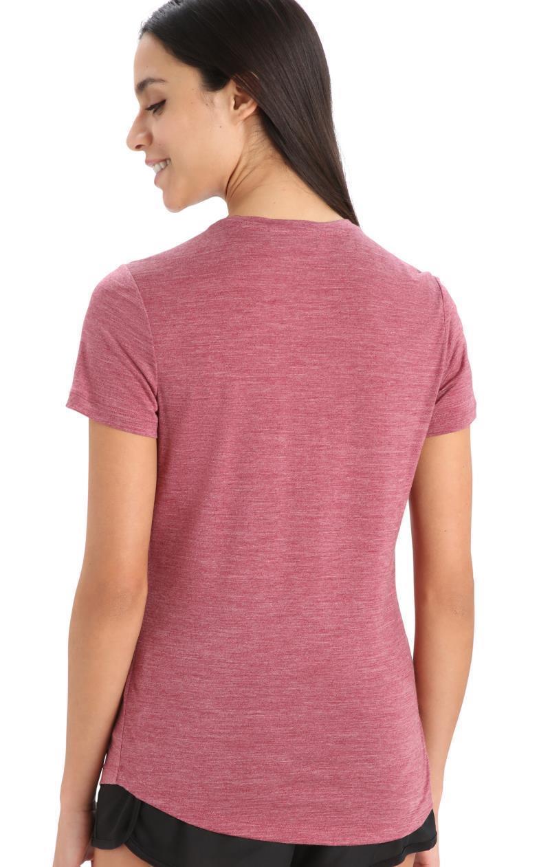 Sphere II SS Tee - Womens - Cherry Heather 3