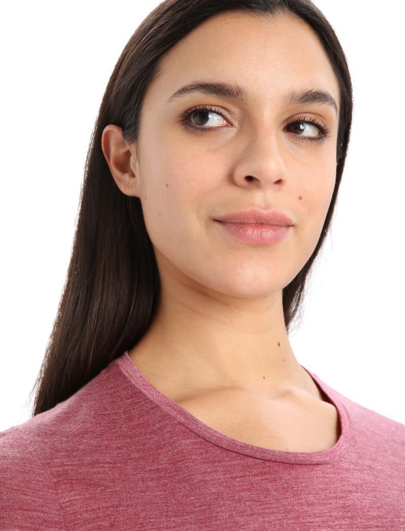 Sphere II SS Tee - Womens - Cherry Heather 4