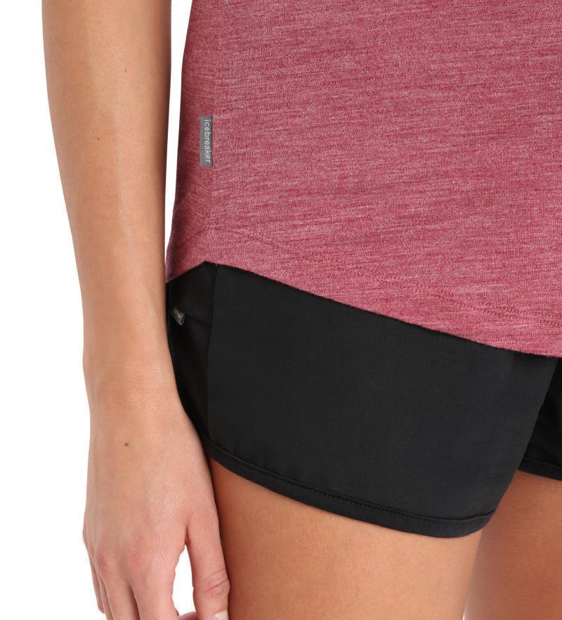 Sphere II SS Tee - Womens - Cherry Heather 5