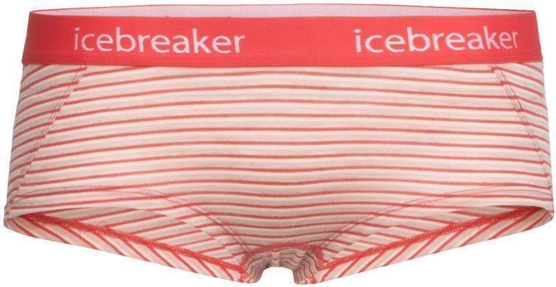 Sprite Hot Pants - Womens - Poppy Red / Snow - Stripe 1