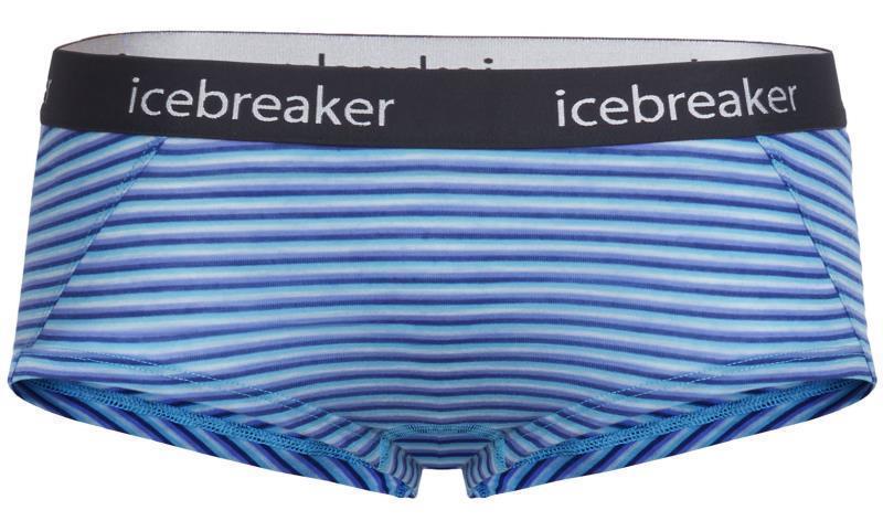 Sprite Hot Pants - Womens - mist blue heather / cobalt - stripe 1