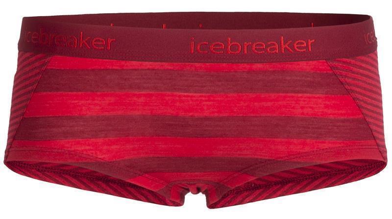 Sprite Hot Pants - Womens - oxblood / rocket - stripe 1