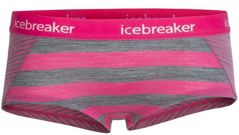 Sprite Hot Pants - Womens - pop pink / gritstone heather - stripe 1