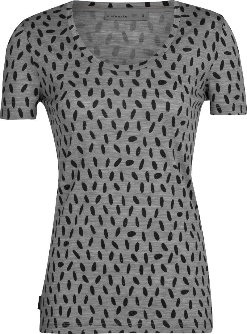 Tech Lite II SS Scoop Tee - 1000 Footsteps - Womens - metro heather / aop 1