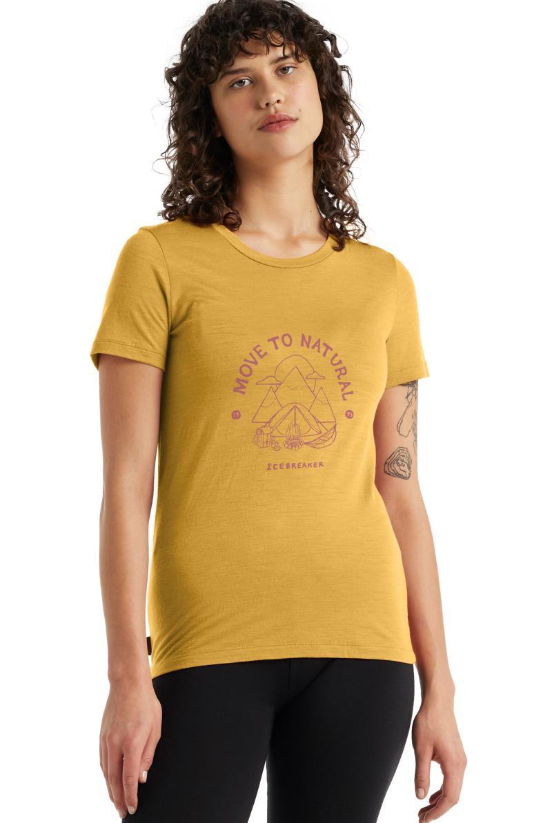Tech Lite II SS Scoop Tee - Canopy Camper - Womens - Safflower 1