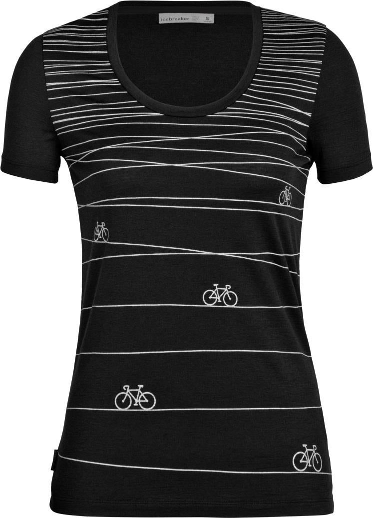 Tech Lite II SS Scoop Tee - Hill Sprint - Womens - black 1