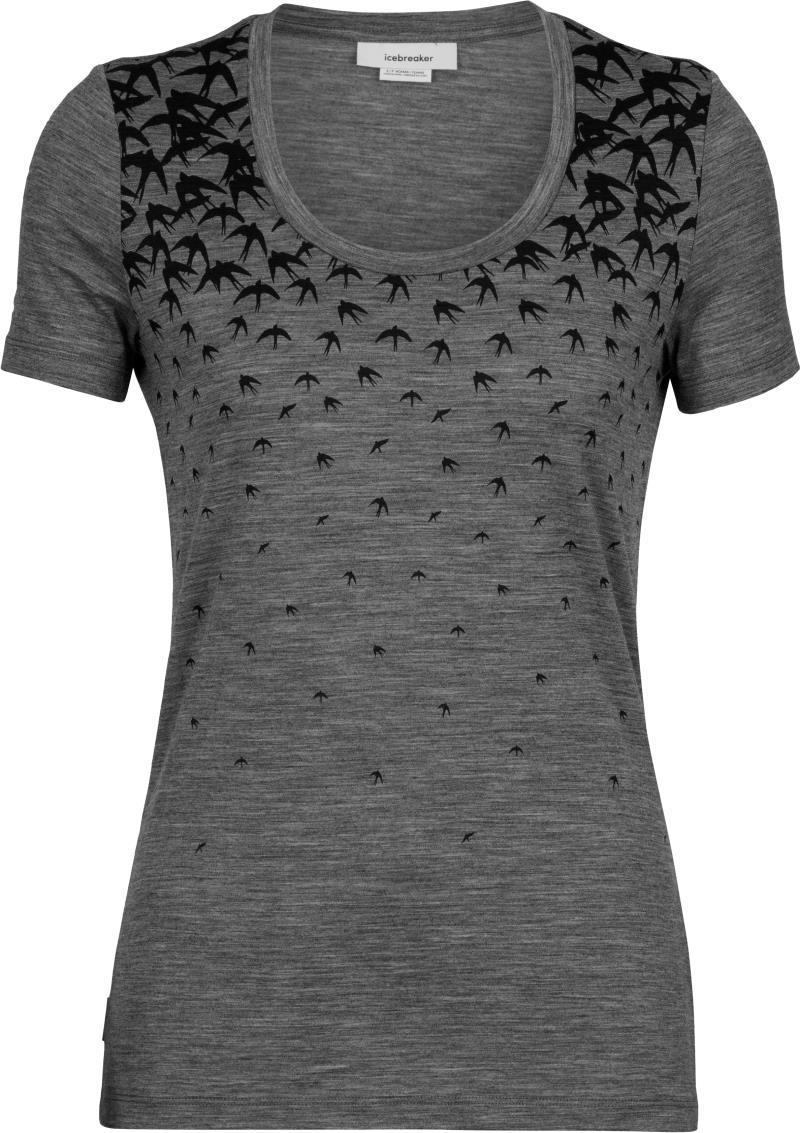 Tech Lite II SS Scoop Tee - Migration - Womens - gritstone heather 1