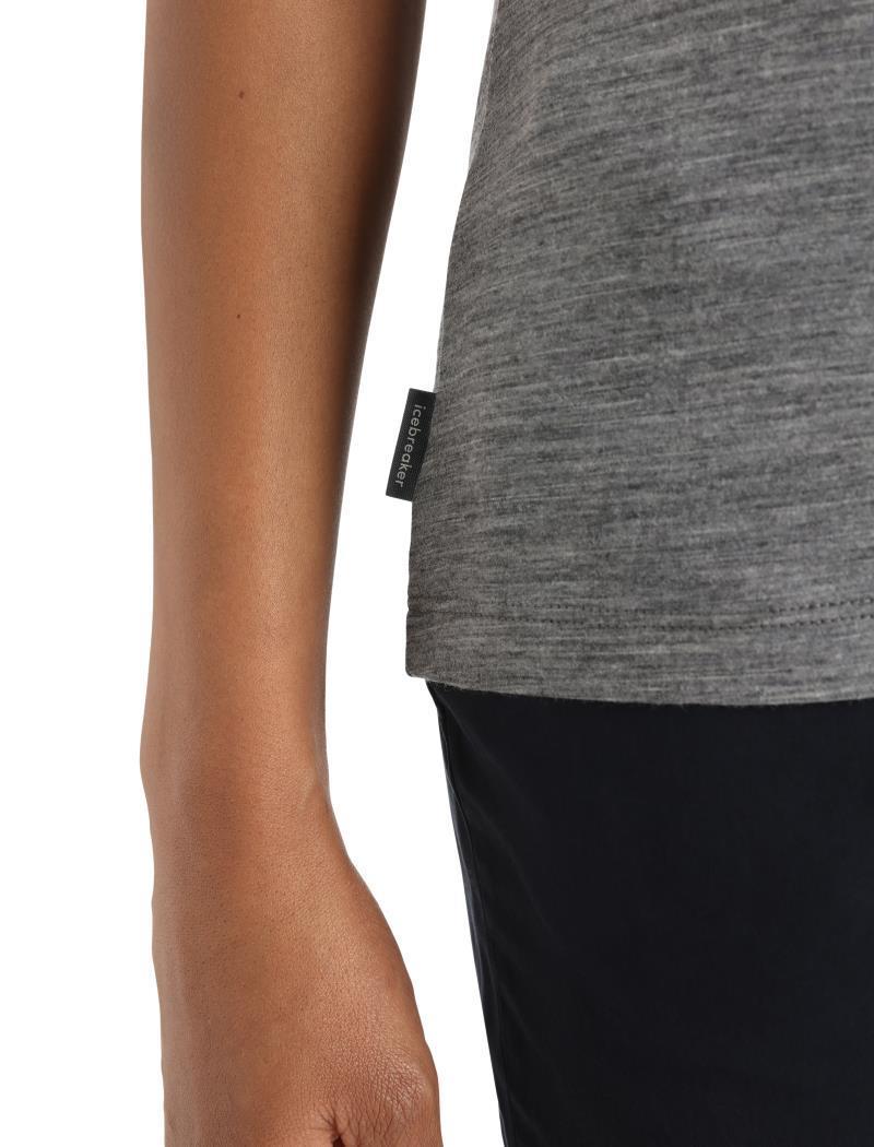 Tech Lite II SS Scoop Tee - Migration - Womens - gritstone heather 1