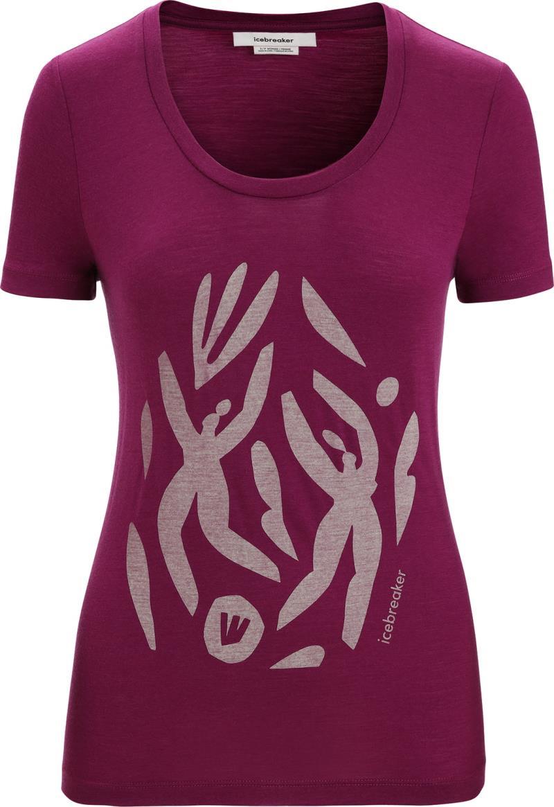 Tech Lite II SS Scoop Tee - Nature Celebration - Go Berry 1