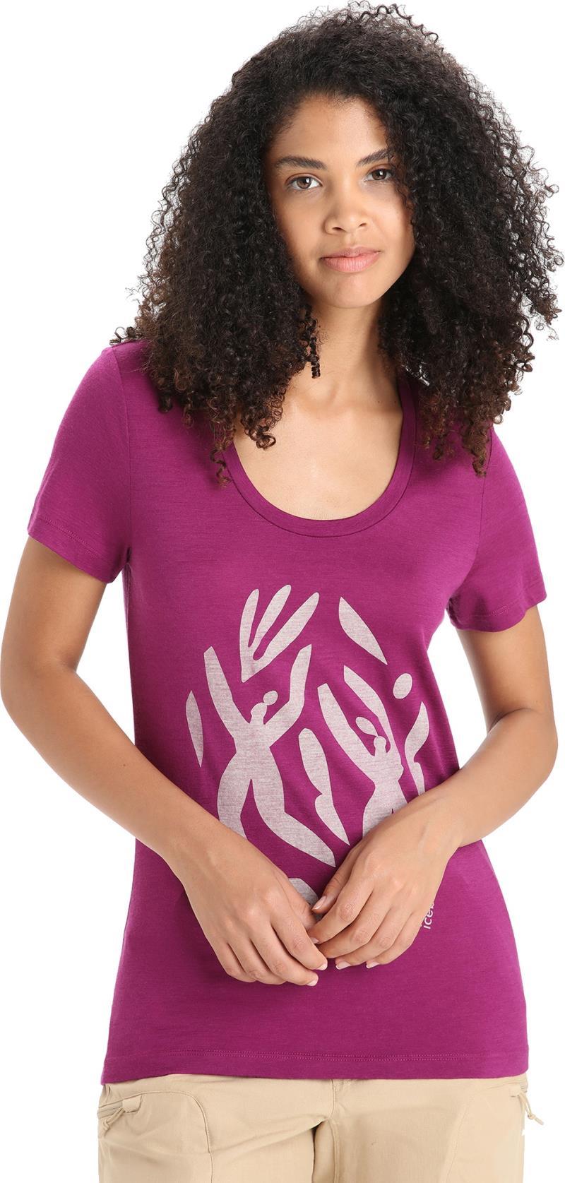 Tech Lite II SS Scoop Tee - Nature Celebration - Go Berry 3