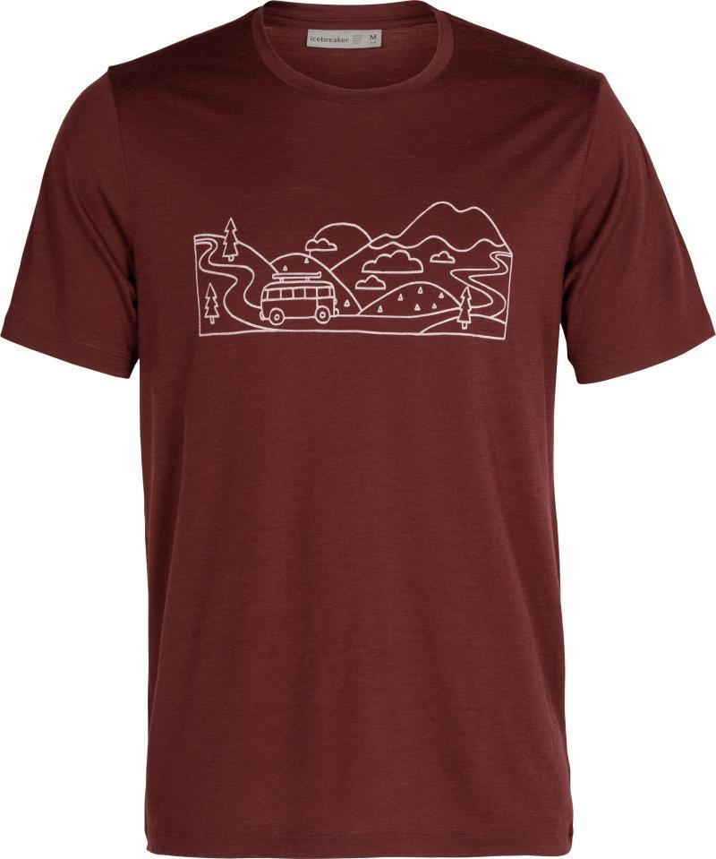Tech Lite II SS Tee - Combi Ski Trip - Mens - espresso 1