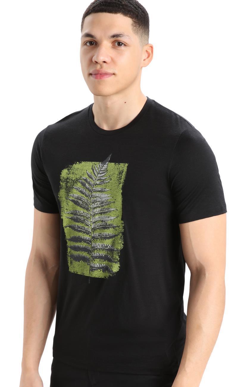 Tech Lite II SS Tee - Fern Imprint - Mens - black 1