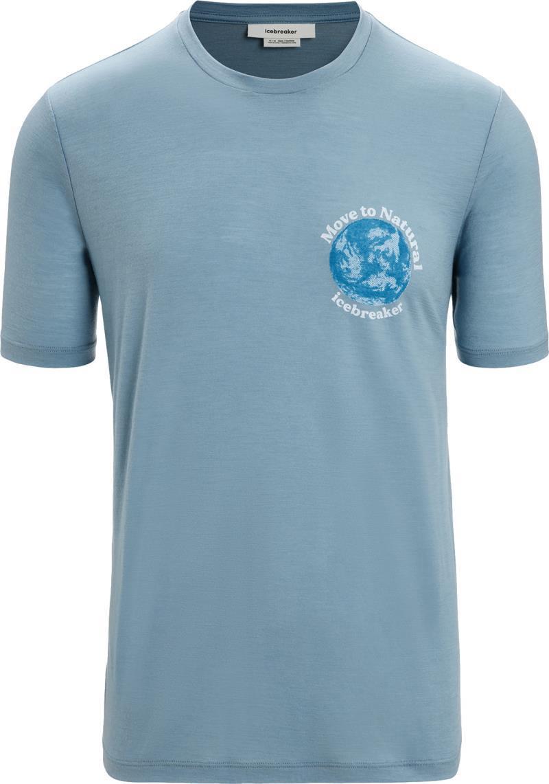 Tech Lite II SS Tee - Icebreaker Earth - Mens - astral blue 1
