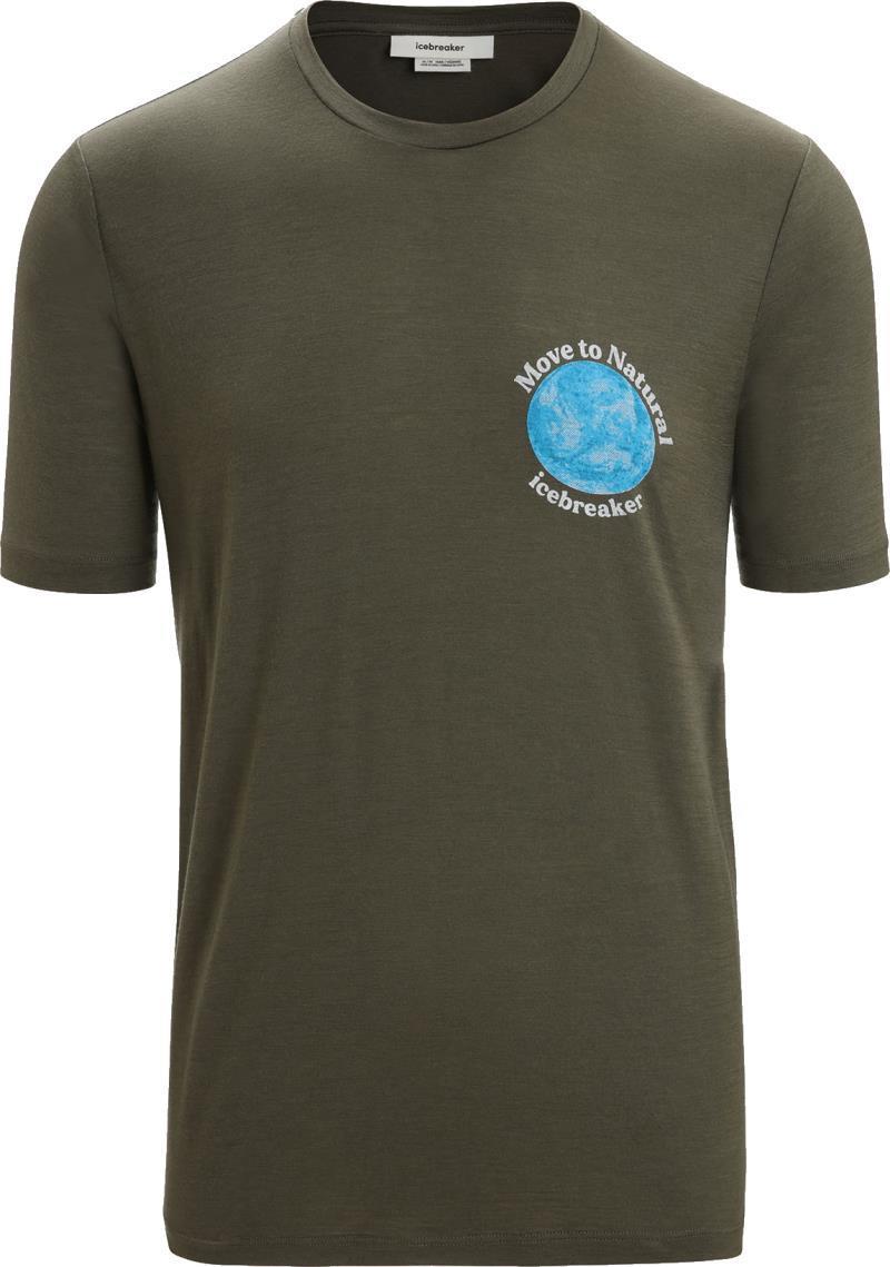 Tech Lite II SS Tee - Icebreaker Earth - Mens - loden 1