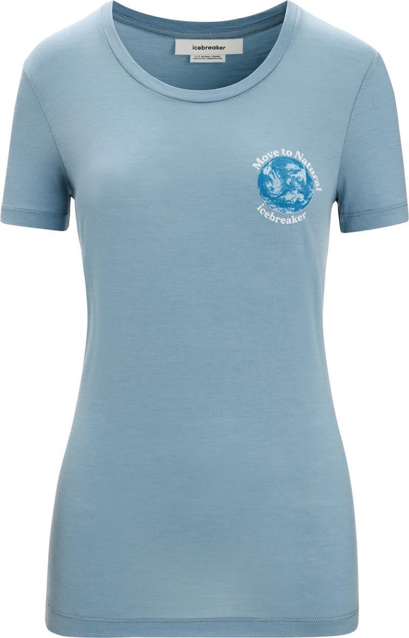 Tech Lite II SS Tee - Icebreaker Earth - Womens - Astral Blue 1