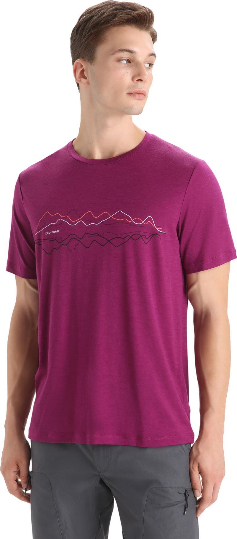 Tech Lite II SS Tee - Icebreaker - Mens - Go Berry 3