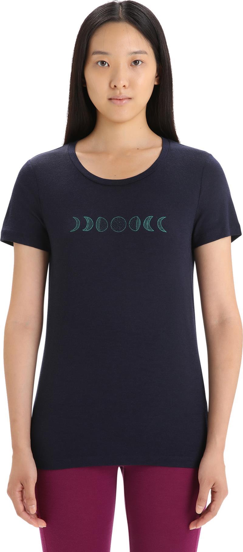 Tech Lite II SS Tee - Moon Phase - Womens - Midnight Navy #401 3