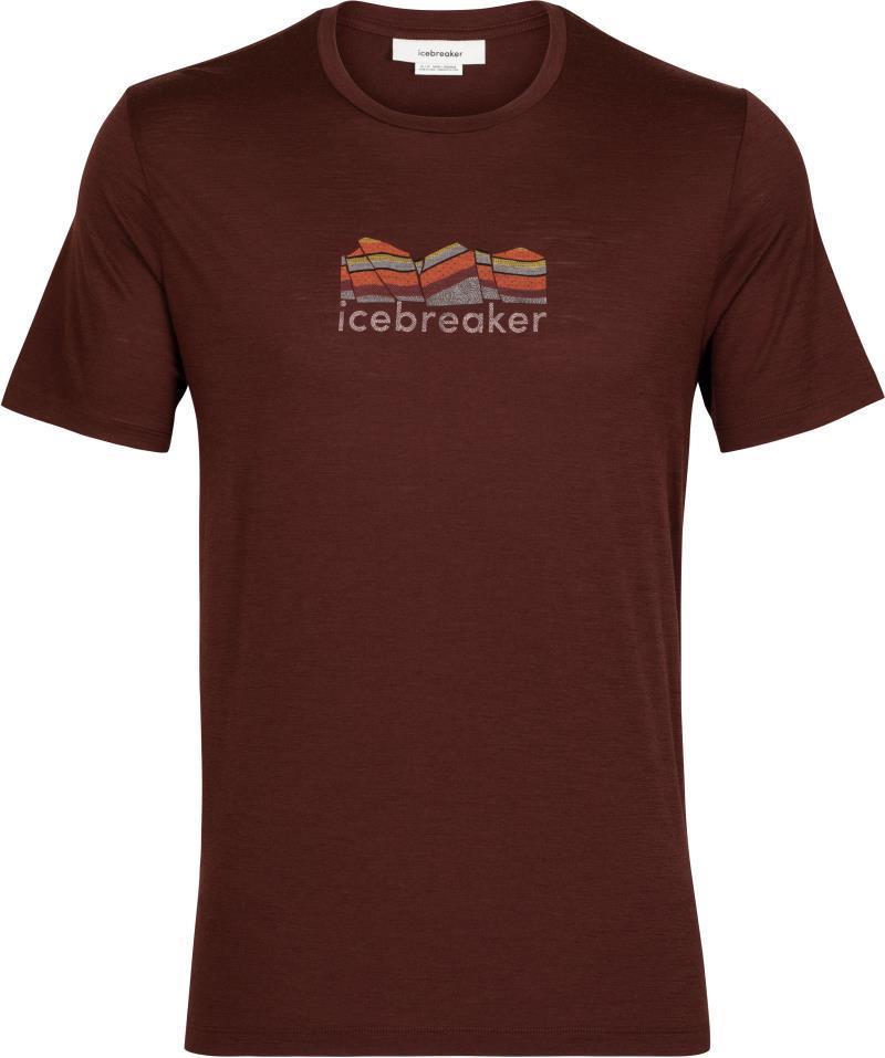 Tech Lite II SS Tee - Mountain Geology - Mens - espresso 1