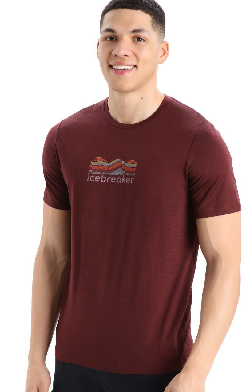 Tech Lite II SS Tee - Mountain Geology - Mens - espresso 1