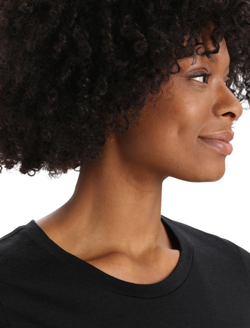Tech Lite II SS Tee - Mountain Geology - Womens - Black 4