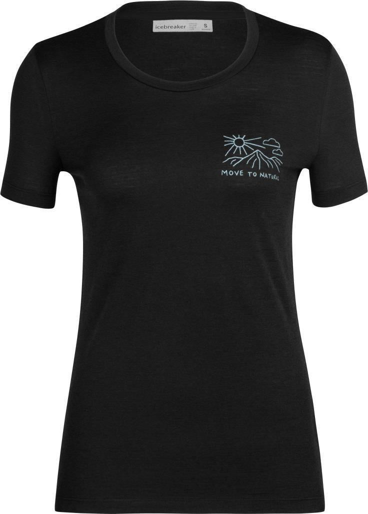 Tech Lite II SS Tee - Mountain Lake - Womens - black 1