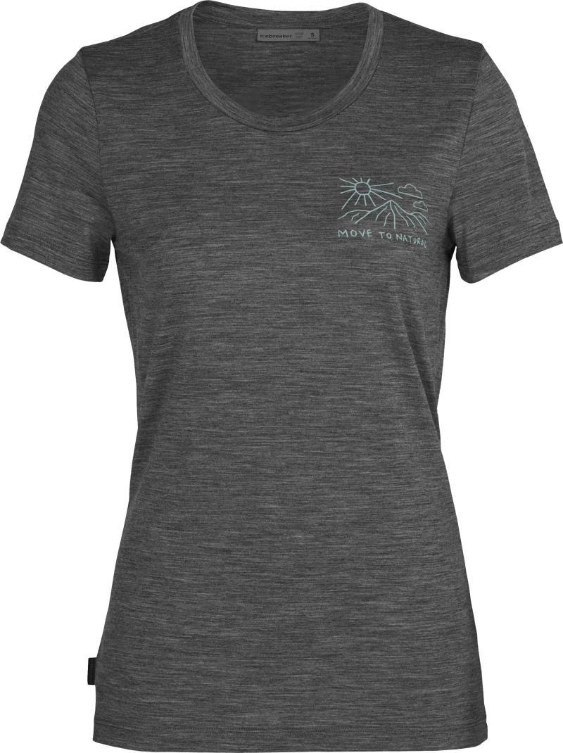 Tech Lite II SS Tee - Mountain Lake - Womens - gritstone heather 1